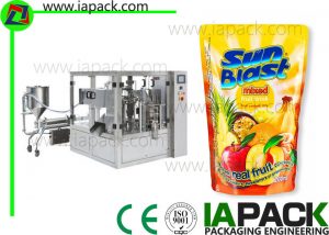 rotācijas augļu sula iepakošanas mašīna šķidruma uzpildīšana enerģijas taupīšana